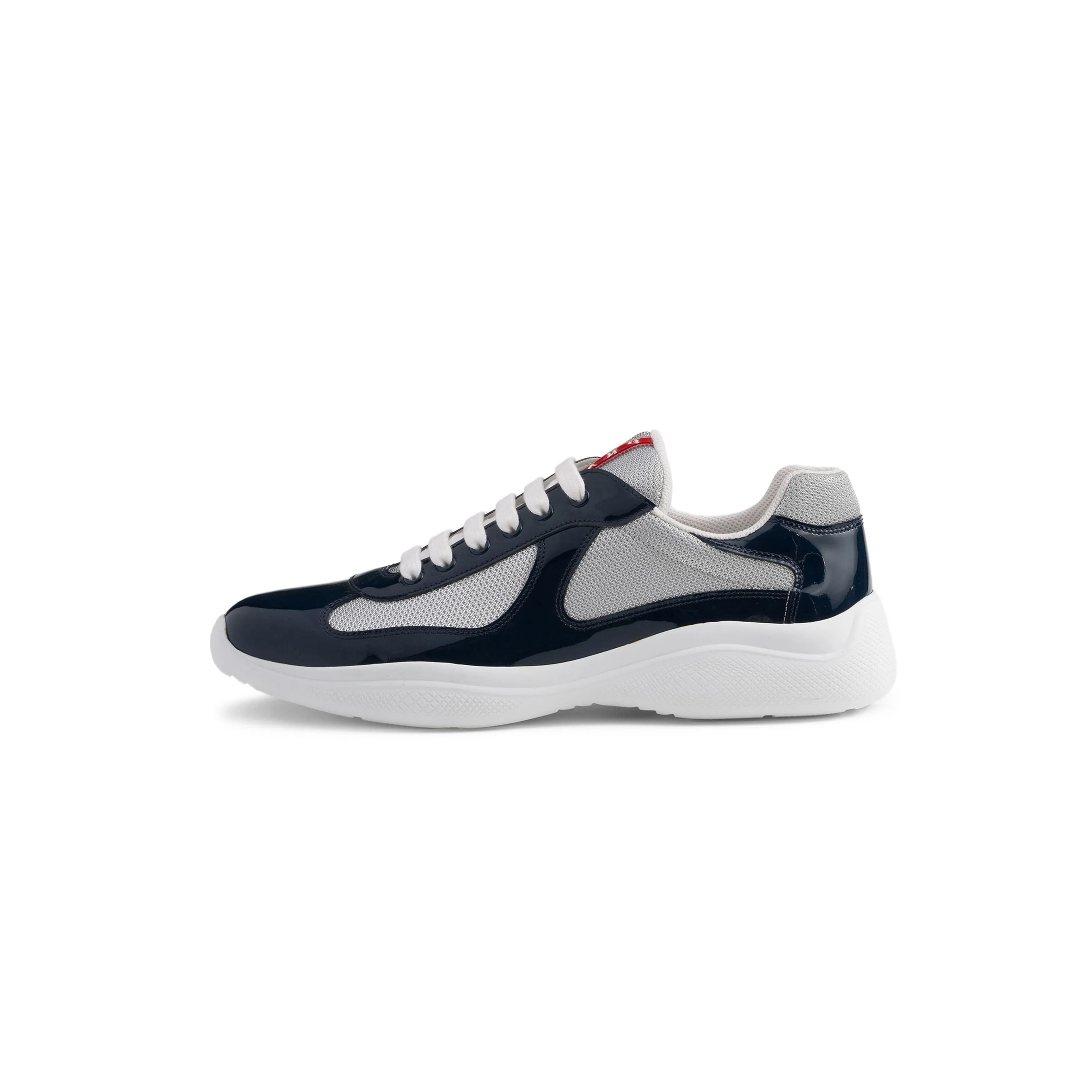 Pra*a patent leather and technical fabric Pra*a america''s cup sneakers 4e3400